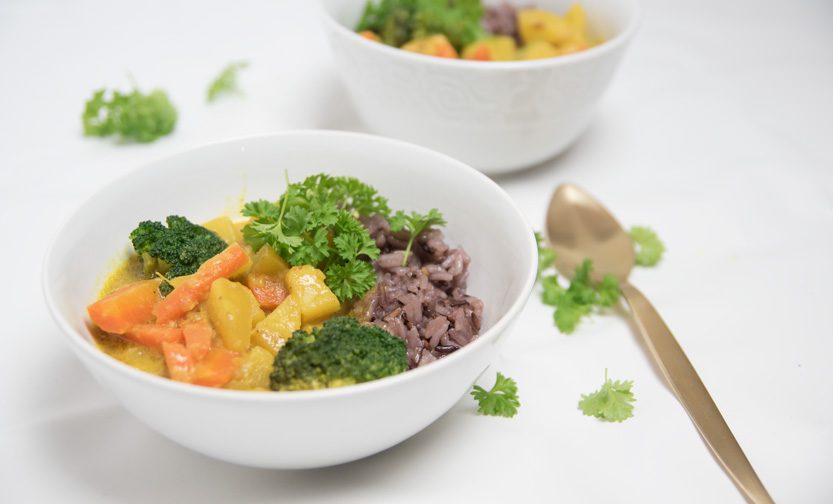 Gelbes Curry mit selbstgemachter Currypaste 8