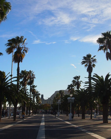 Wunderschön ist die Promenade entlang des Hafens von Barcelona