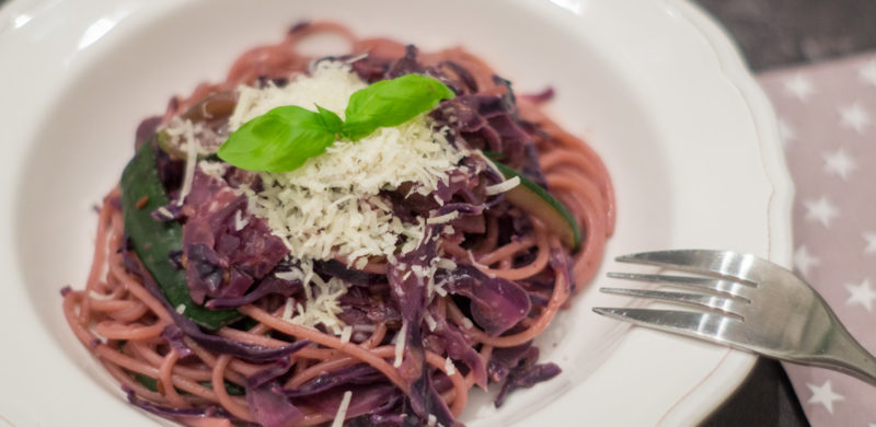 purple pasta, www.amigaprincess.com