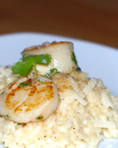 Risotto mit Jakobsmuscheln, www.amigaprincess.com