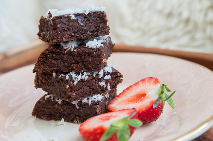 healthy brownies #kenwood #avocado #kokos #food #recipe #rezept #vegan #healthy #dessert #sweet