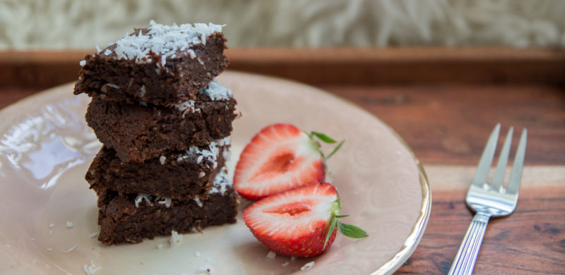 healthy brownies #kenwood #avocado #kokos #food #recipe #rezept #vegan #healthy #dessert #sweet