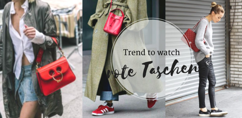 Trend to watch: Rote Taschen 1