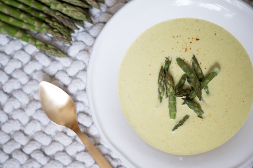 Schnelle Spargelcremesuppe - Lykke Life