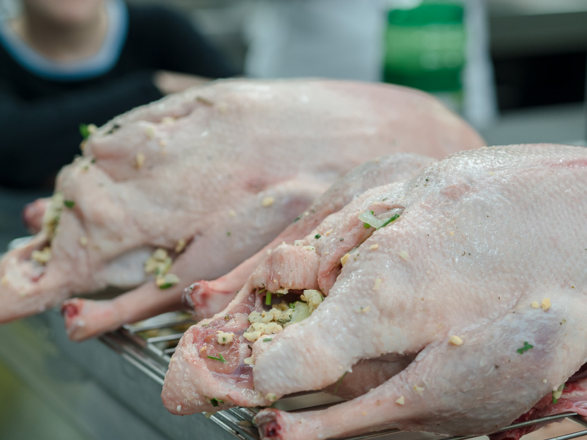 Gans ganz einfach - Rezept inkl. Tranchier-Anleitung, Gansl zubereiten, Martini Gans Rezept vom Profikoch, Gansl richtig Tranchieren, Schritt für Schritt Anleitung zum Gansl tranchieren, Foodblogger, Rezept, www.amigaprincess.com