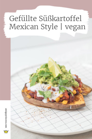 Gefüllte Süßkartoffel - Mexican Style | vegan 11