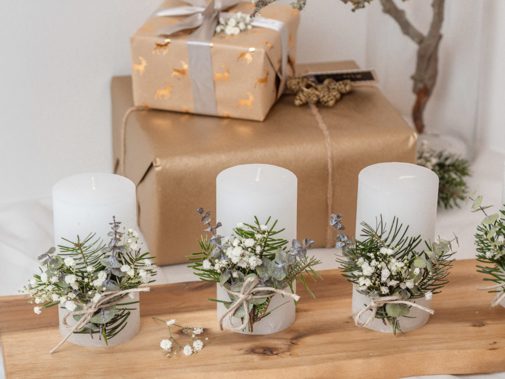 Last Minute DIY Adventskranz im skandinavischen Stil 5