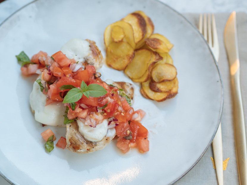 Bruschetta Huhn vom Grill - Lykke Life