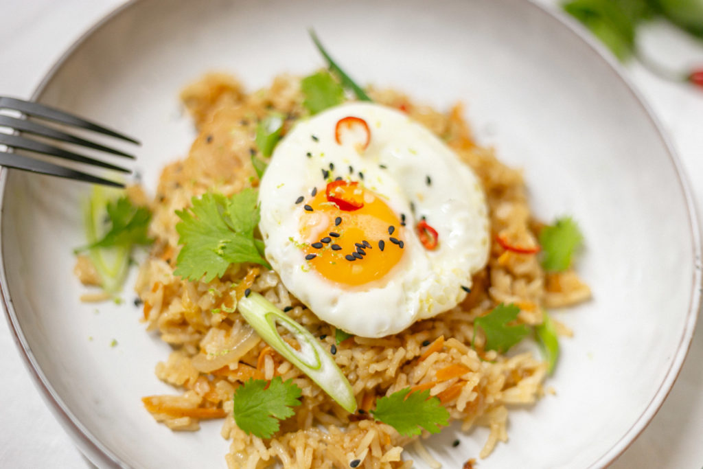 Kimchi fried rice - schnelles Abendessen 36