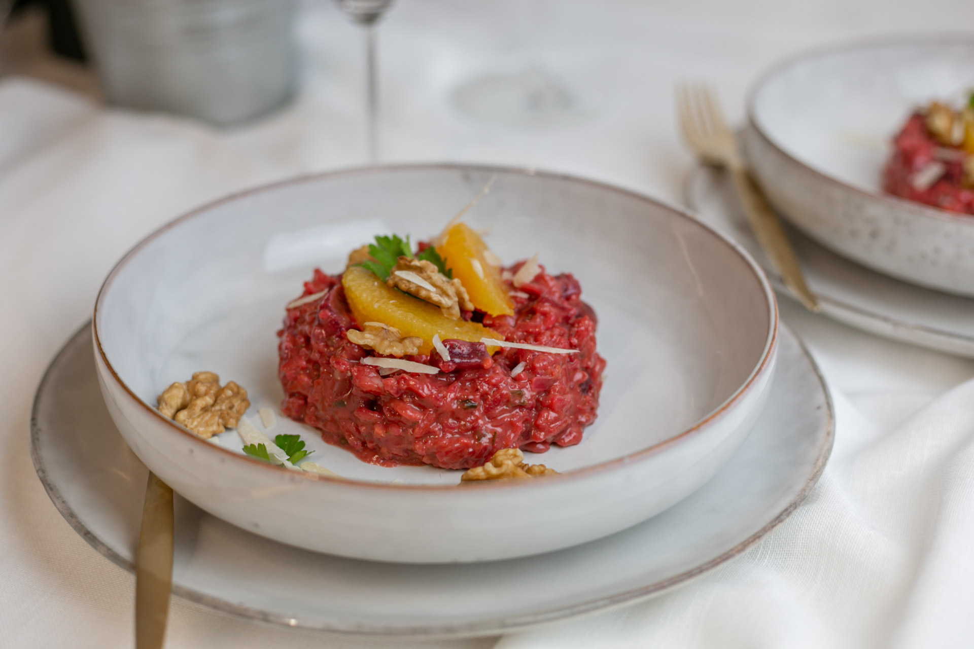 Rote Beete Risotto mit Orange - Lykke Life